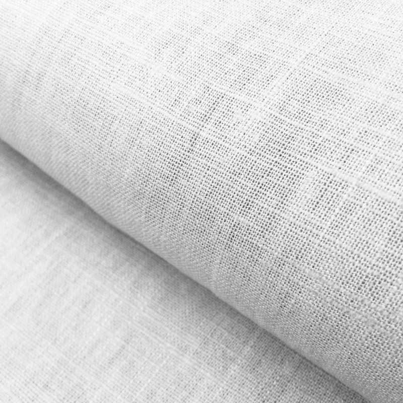 Lino 100% blanco
