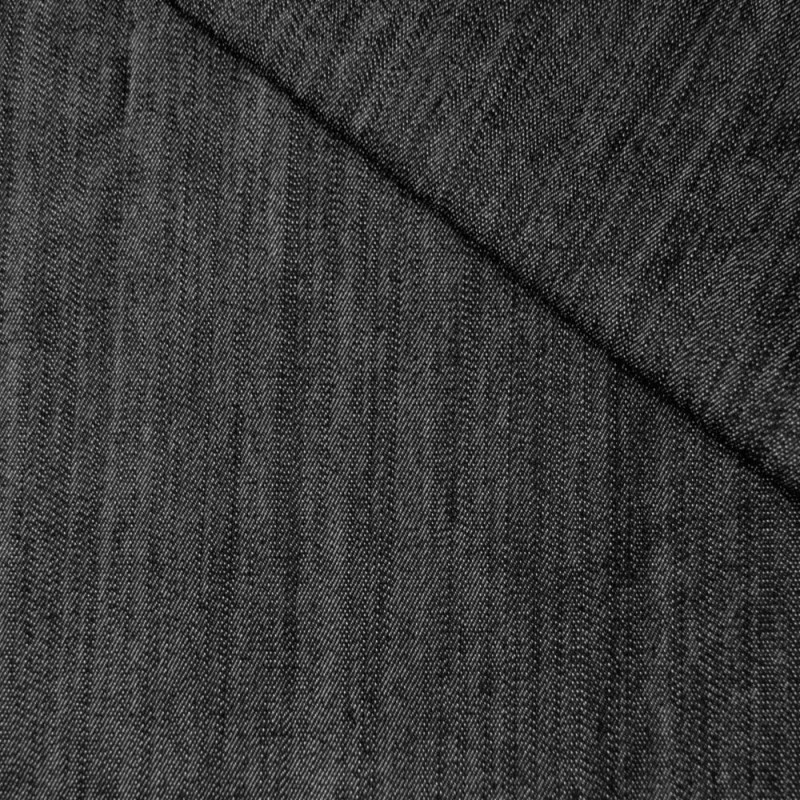 faux jean strech flamme noir