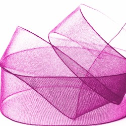 Cinta organdi fucsia