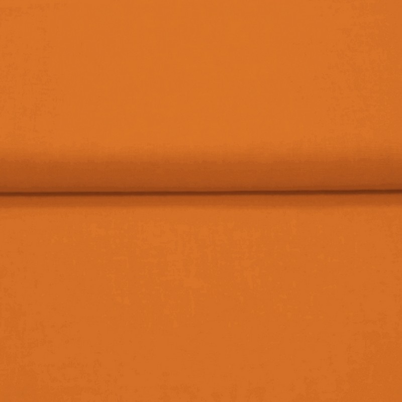 Tela algodón naranja por rollo