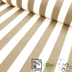 Lona exterior rayas beige