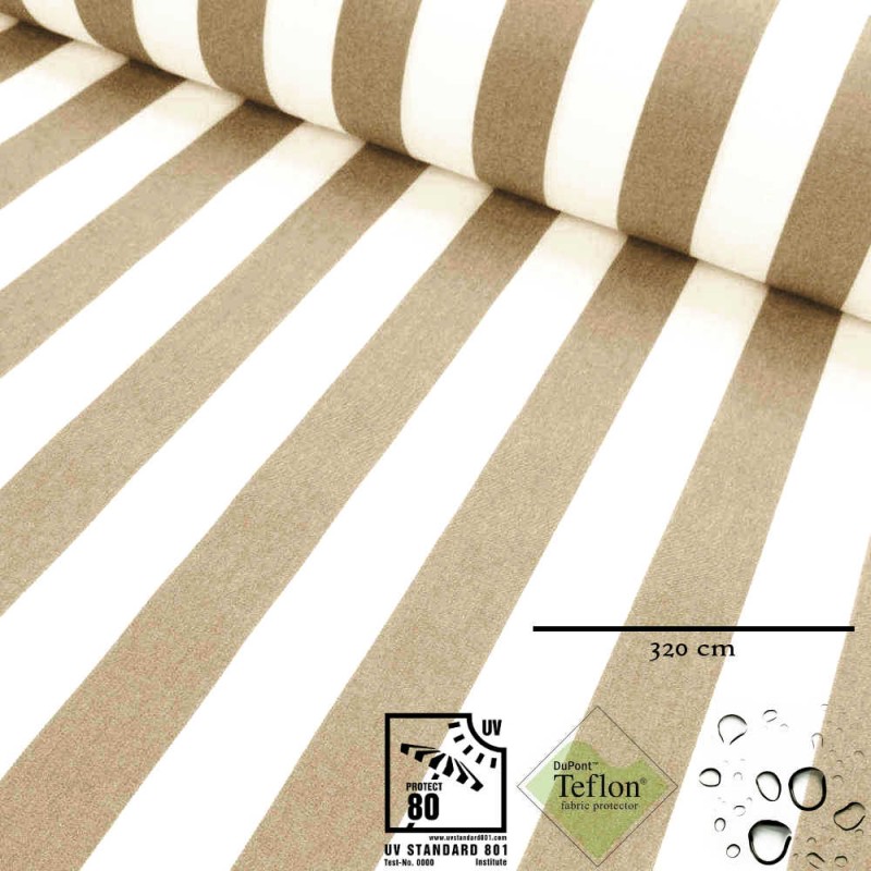 Lona exterior doble ancho rayas