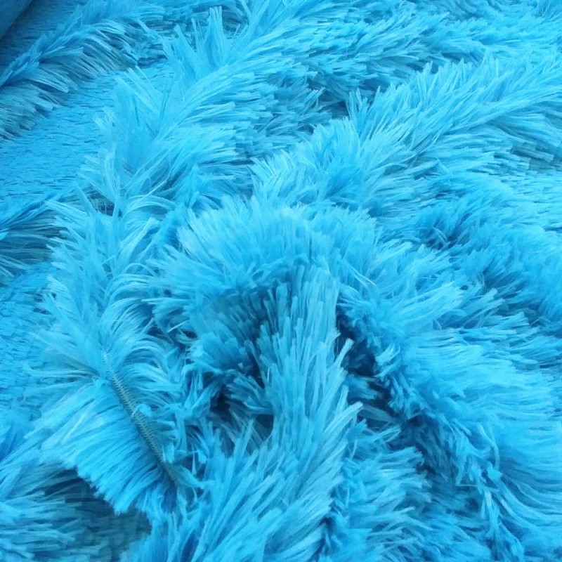 Pelo "Fiesta" turquesa