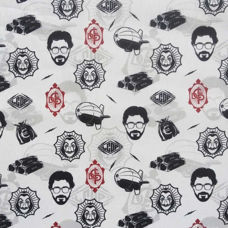 Algodón casa de papel