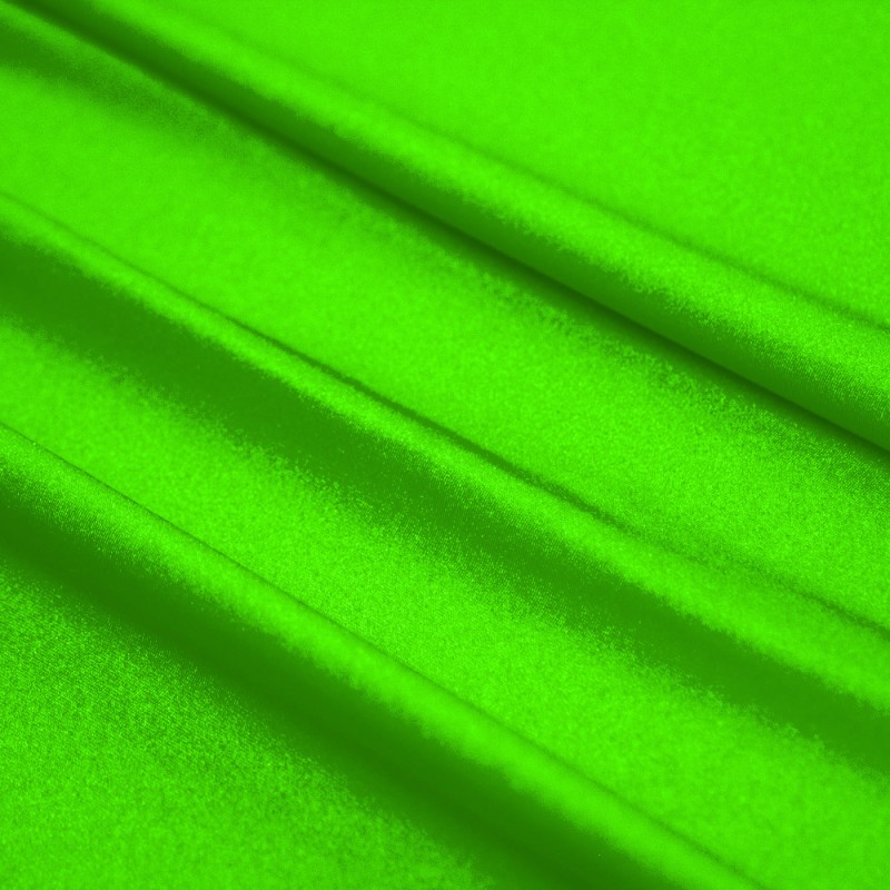 Lycra brillante verde fluor