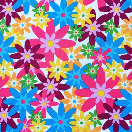 Tela strech FLOWER POWER
