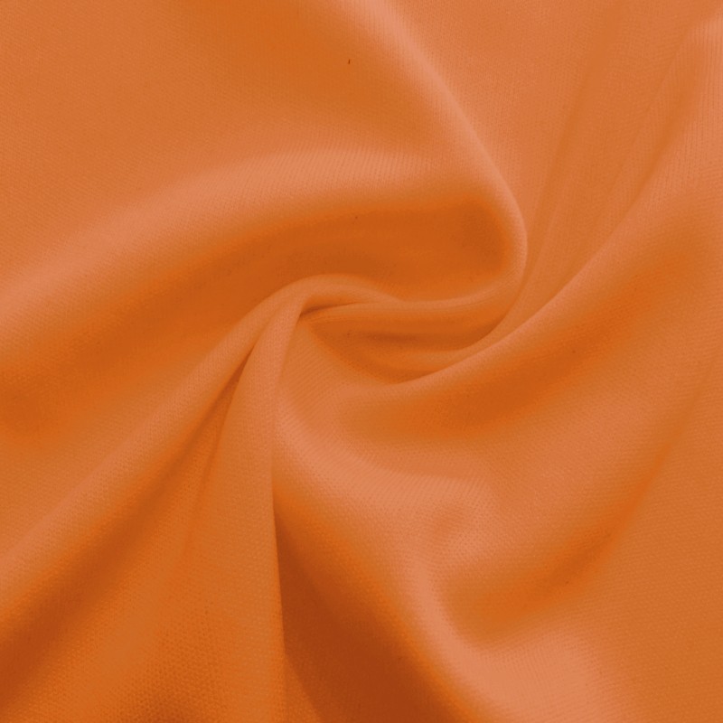 Punto de seda naranja por metro