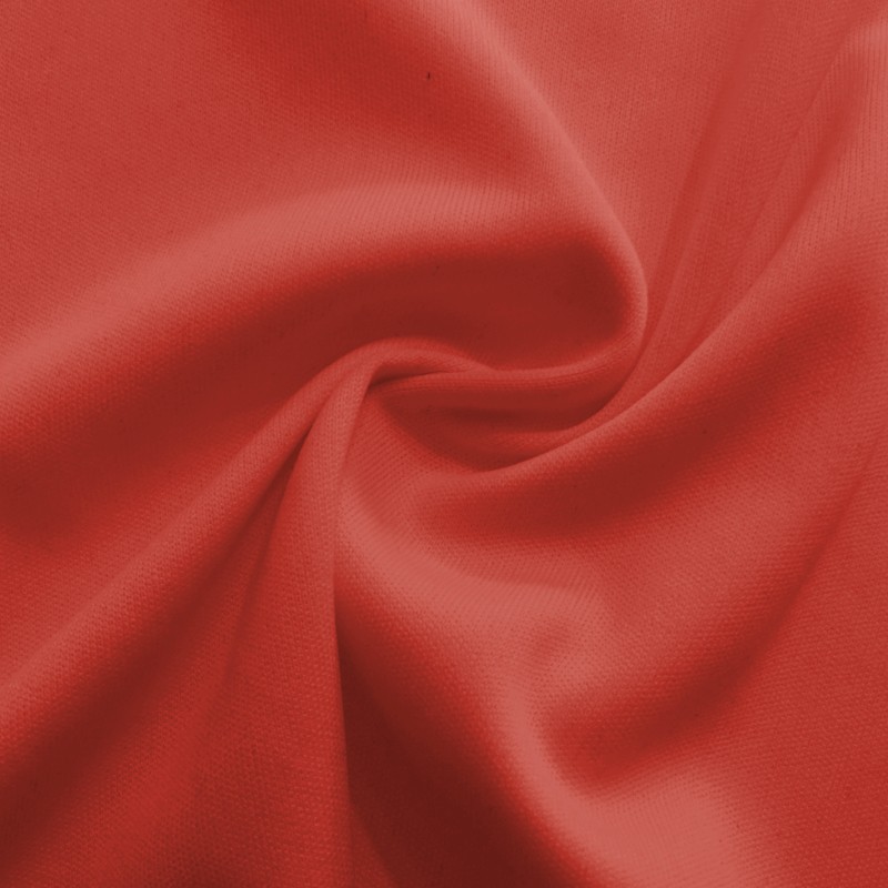 Punto de seda rojo por metro