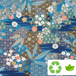 Jacquard reciclado Tokyo blue