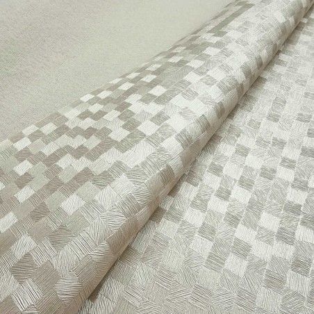 Polipiel cuadrados minis blanco polyline