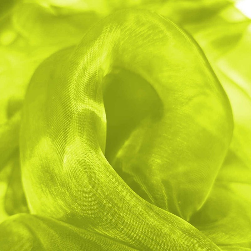 Organza amarillo fluor