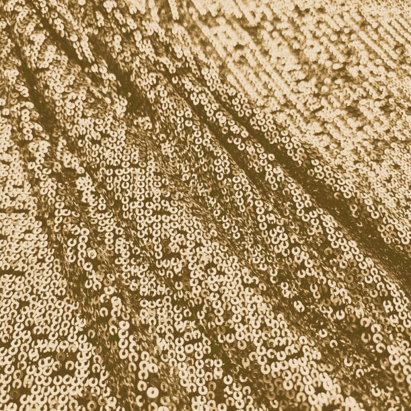 Tela lentejuelas glam oro