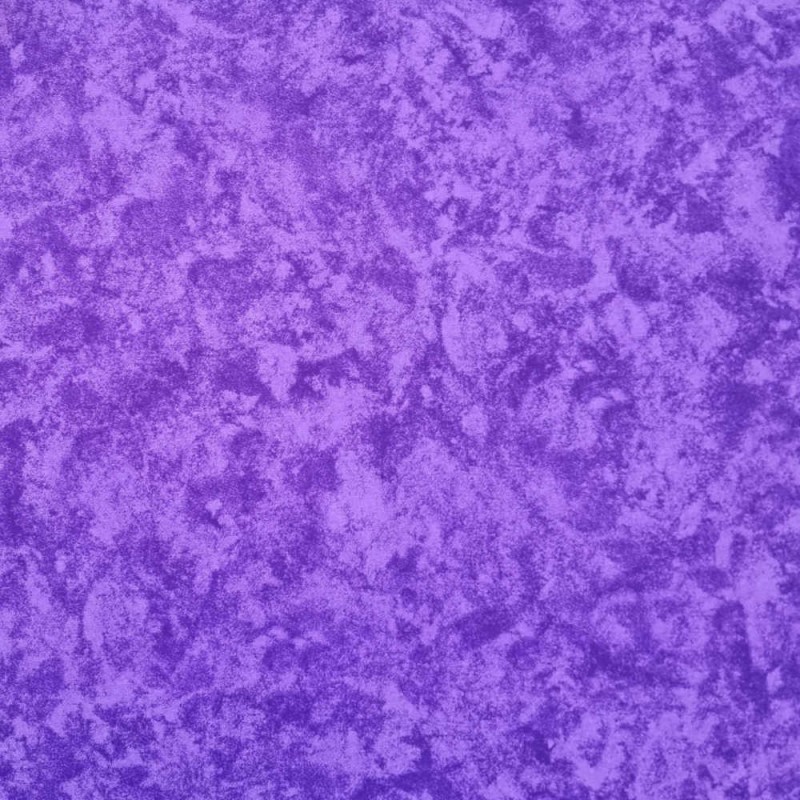 Tela algodón marmoleado morado