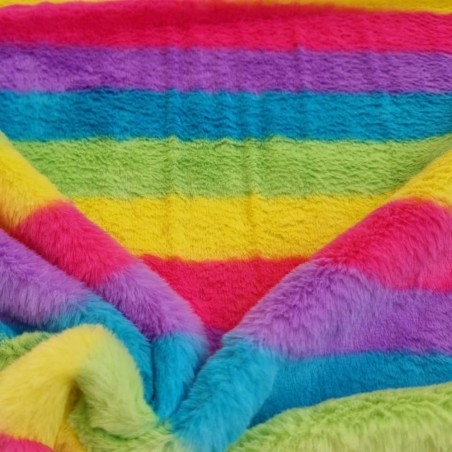 Pelo liso multicolor