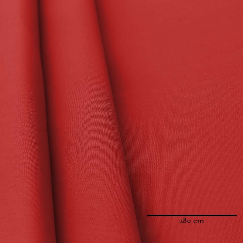 Tela algodón doble ancho (280 cm) rojo