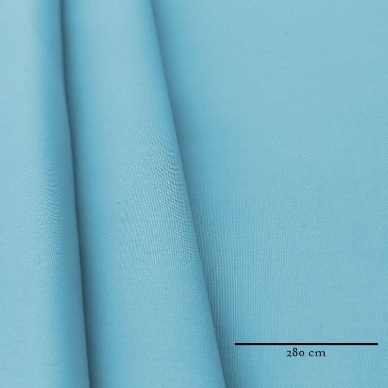 Tela algodón doble ancho (280 cm) celeste