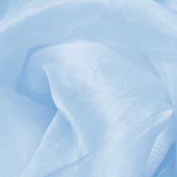 Organza cristal celeste | I love telas