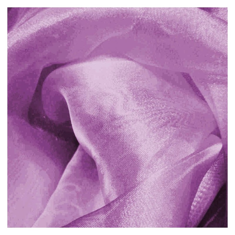 Organza cristal lila | I love telas