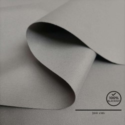 Tela ocultante blackout gris grande anchura