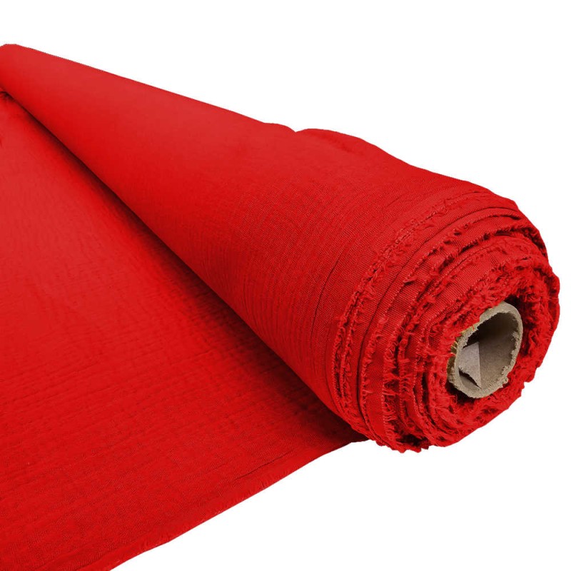 Rollo 9 mts doble gasa rojo