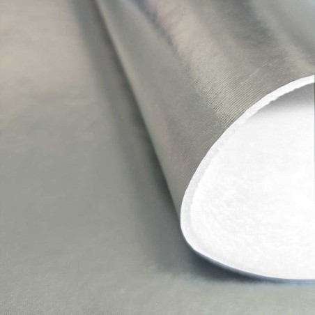 Foam lamé 150cm plata