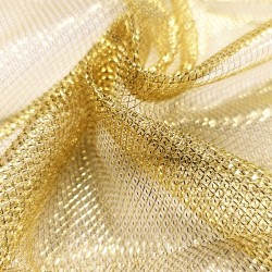Red Cota de mallas ligera lurex oro