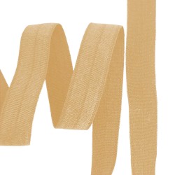 Bies elástico FOE (Fold Over Elastic) 16mm carne