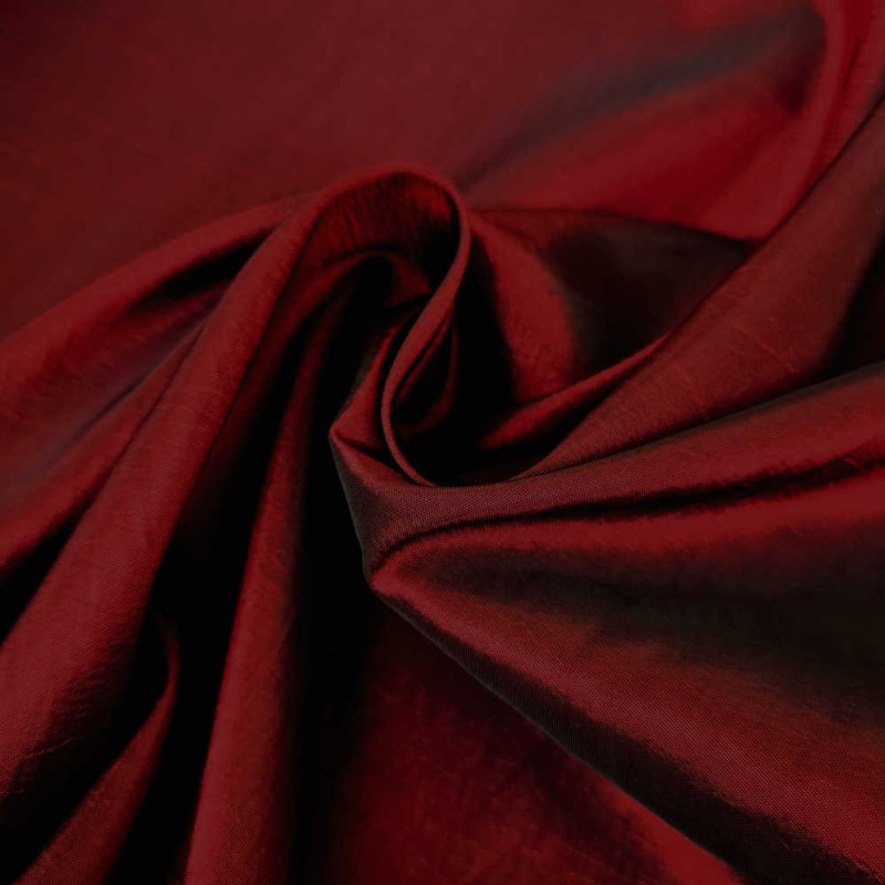 Tafetán Bicolor rojo/negro