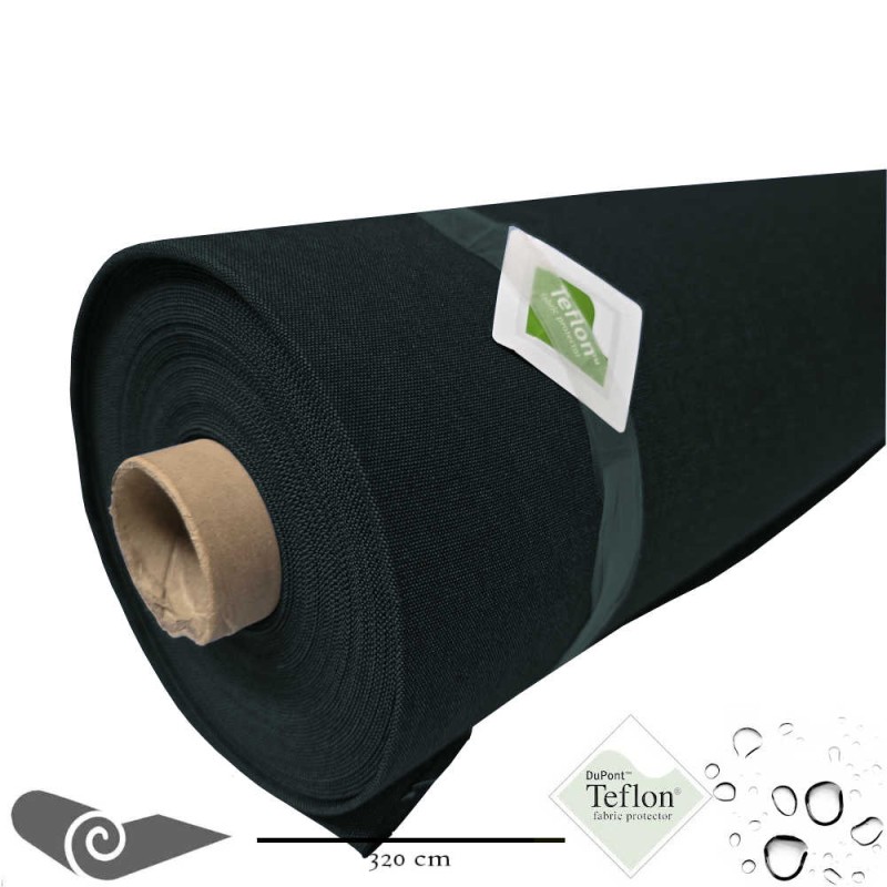 Rollo 25m Lona exterior doble ancho denim carbón