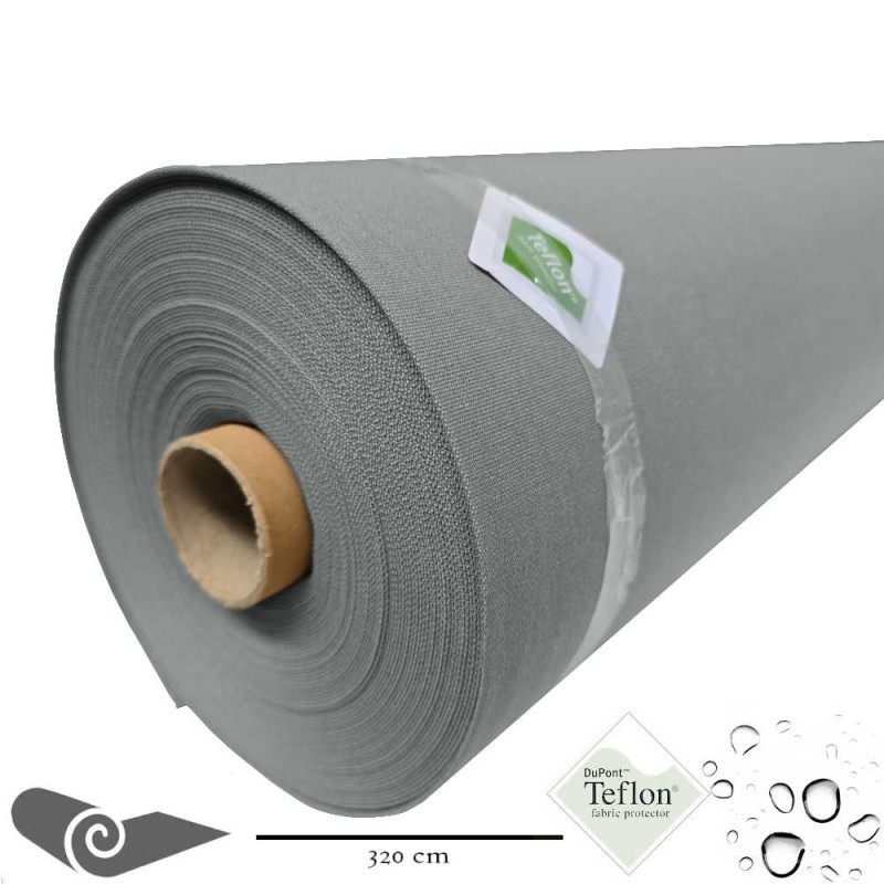 Rollo 25m Lona exterior doble ancho gris medio
