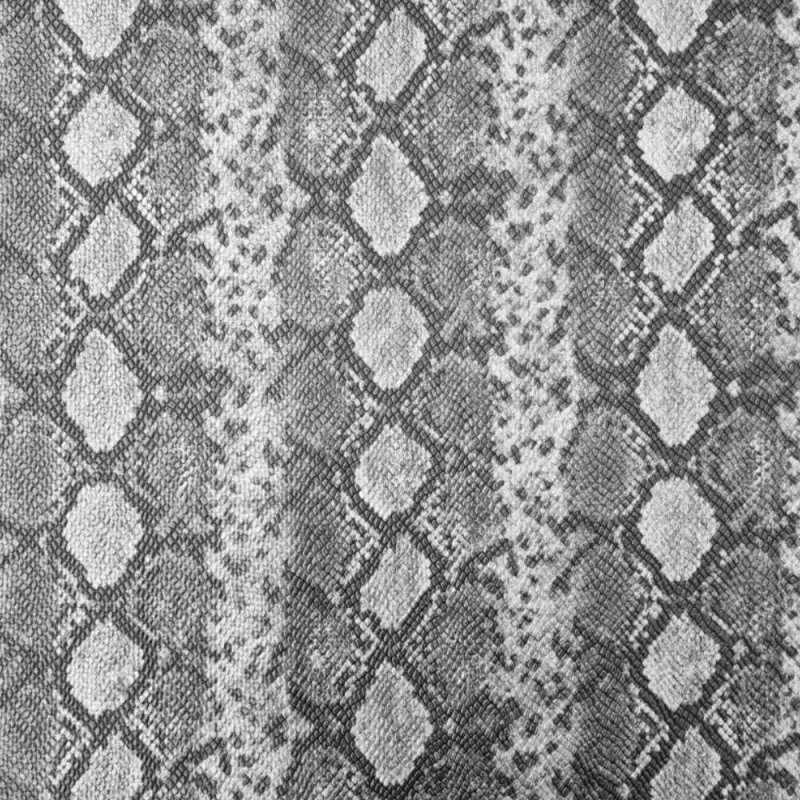 Polipiel serpiente color plata