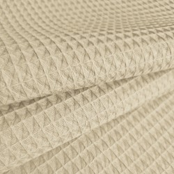 Tela gofre | beige por metro ♥