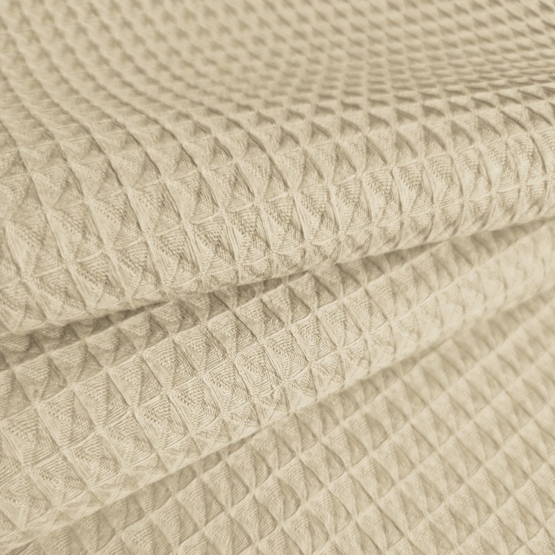 Tela gofre | beige por metro ♥