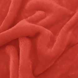 Pelo liso rojo por rollo
