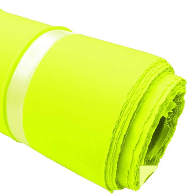 Comprar lycra por rollo ♥ color amarillo fluor