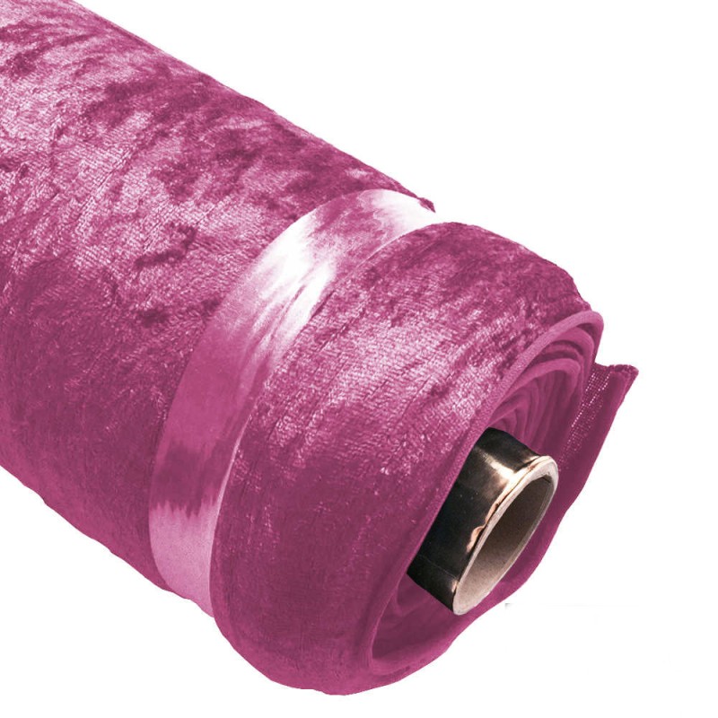 ♥ Terciopelo martele | rosa oscuro | en venta por rollo