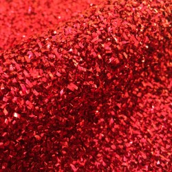 Rizo gliter rojo