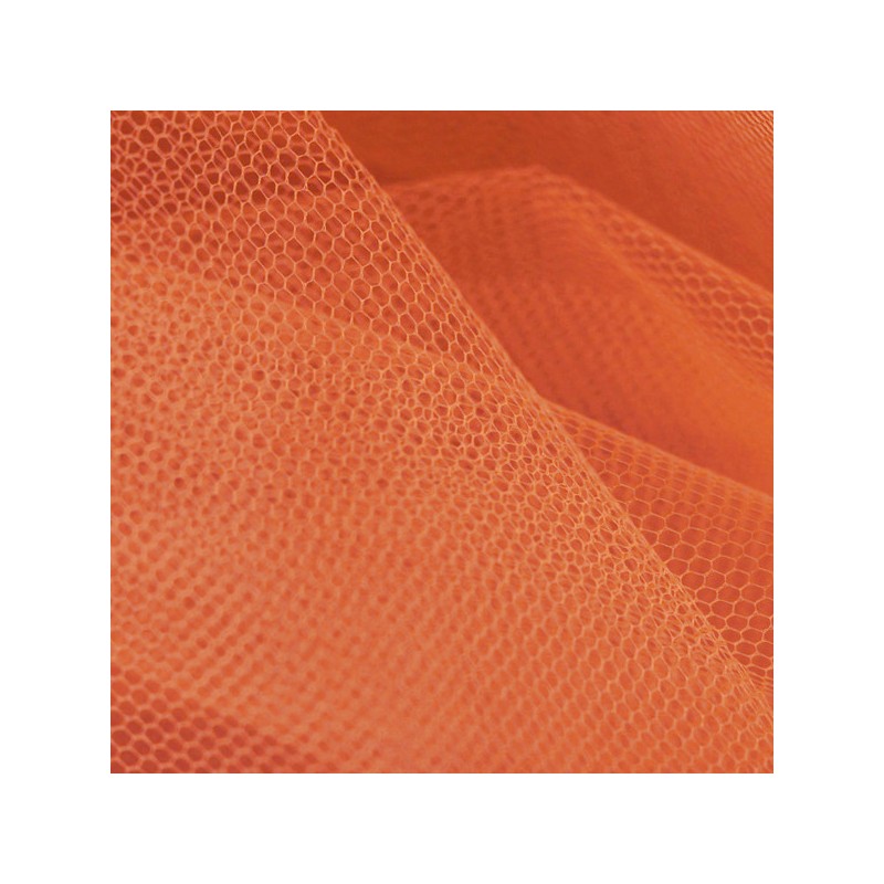 Tul naranja por rollo