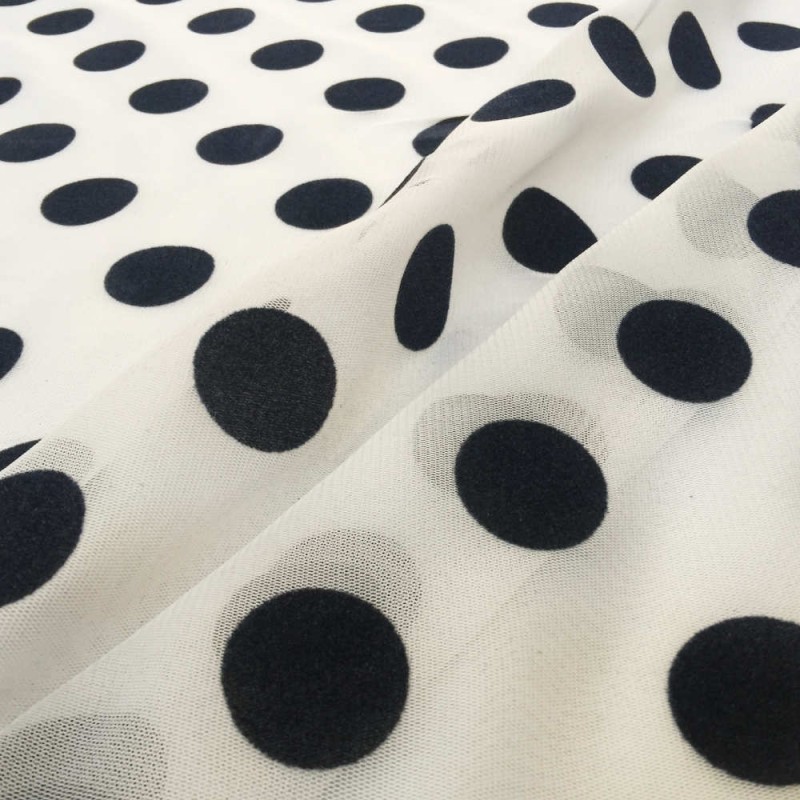 ▷ Comprar red lunares grandes por metro | Topos flamenco