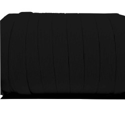 Goma elástica trencilla 16mm negro