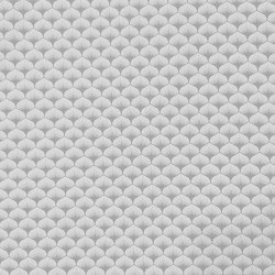 Algodón estampado Petalo blanco / gris