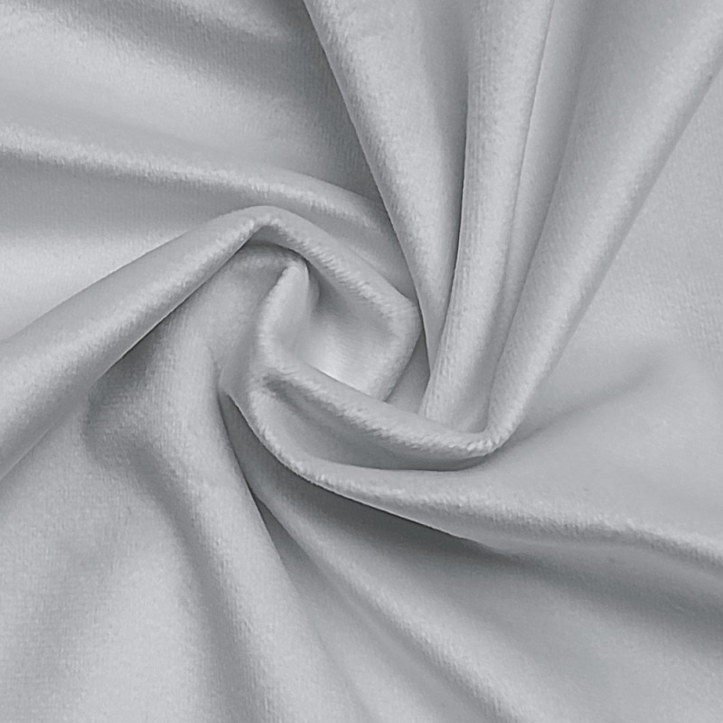 Terciopelo tapicería gris