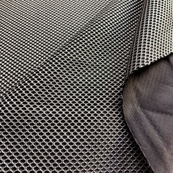 Tejido Mesh 3D Negro / Gris