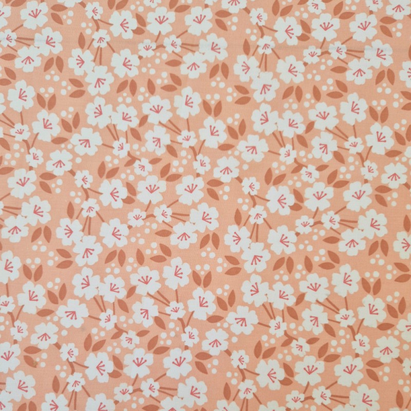 Algodón estampado floral