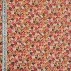 Algodón estampado floral freedom