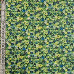 Algodón estampado floral por metro
