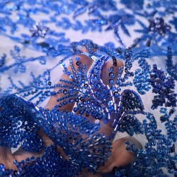 【  Tul bordado floral por metro | princesas, comuniones, eventos 】