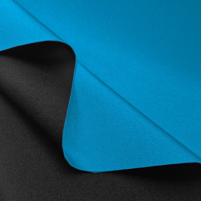 Neopreno Lycra brillante llama azul por metros