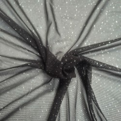 Tul lycra lentejuelas "light" por metro | Un poco de brillo :)