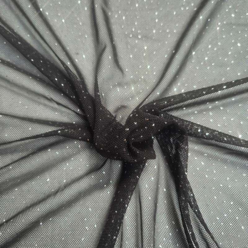 Tul lycra lentejuelas "light" por metro | Un poco de brillo :)